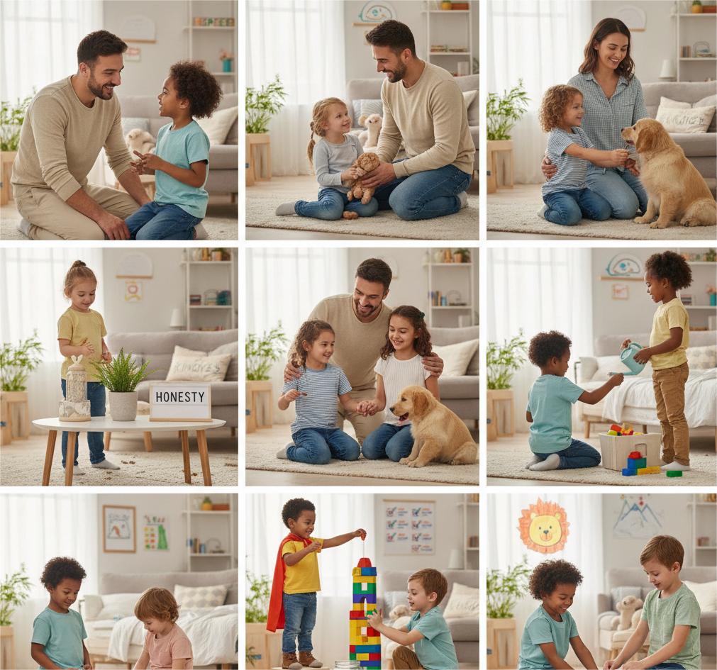 nueve valores ensenar a los ninos