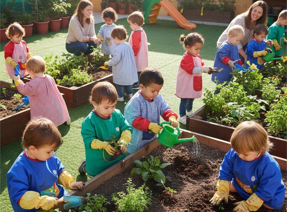 Talleres de jardinería en la escuela infantil: 12 beneficios para niños y niñas (0–6)